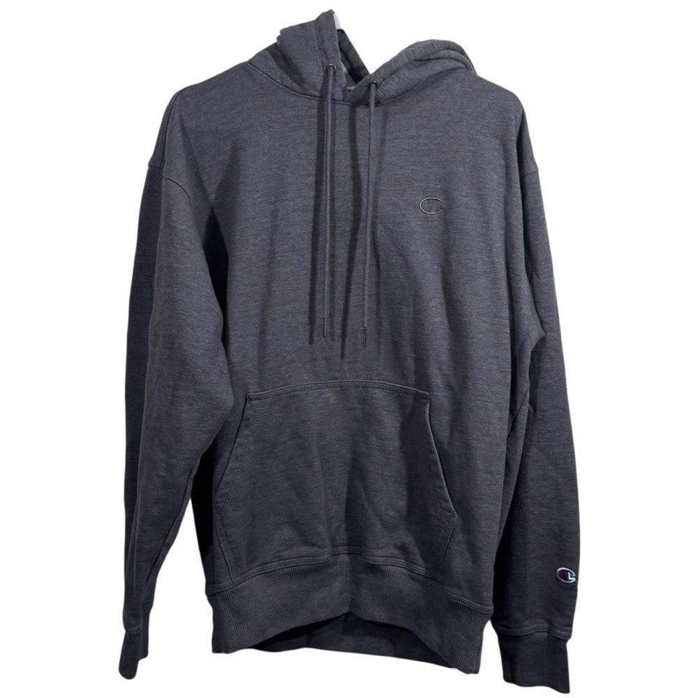 Champion Charcoal Grey Pullover Hoodie Sweatshirt